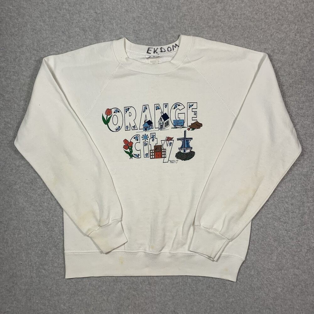 Vintage LEE Sport White Crewneck Sweater Men’s Size Large Mary O’ Orange City